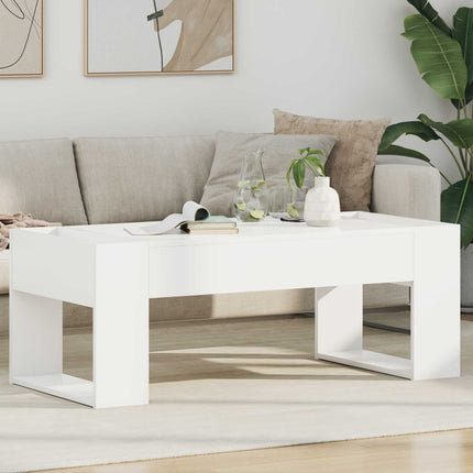 Kaffeebord Vit 110 x 50 x 41 cm Konstruerat trä