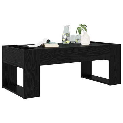 Kaffeebord Svart Ek 110 x 50 x 41 cm Konstruerat trä