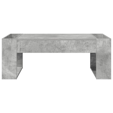 Kaffeebord Betonggrå 110 x 50 x 41 cm Konstruerat trä