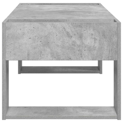 Kaffeebord Betonggrå 110 x 50 x 41 cm Konstruerat trä