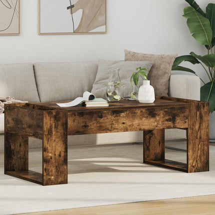 Kaffeebord Rökt ek 110 x 50 x 41 cm Konstruerat trä