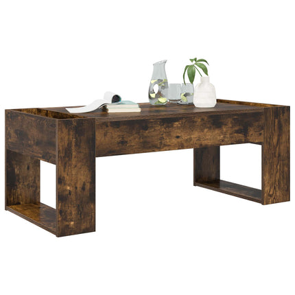 Kaffeebord Rökt ek 110 x 50 x 41 cm Konstruerat trä