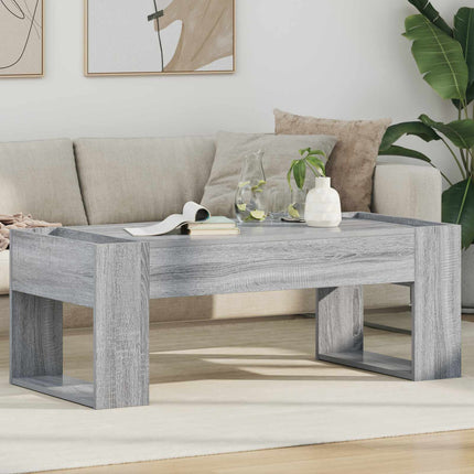 Kaffeebord Grå Sonoma 110 x 50 x 41 cm Konstruerat trä