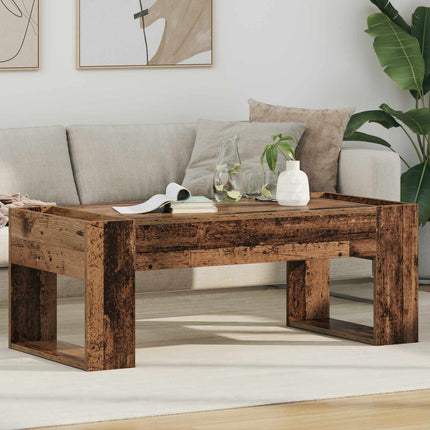 Kaffeebord Gammalt trä 110 x 50 x 41 cm Konstruerat trä