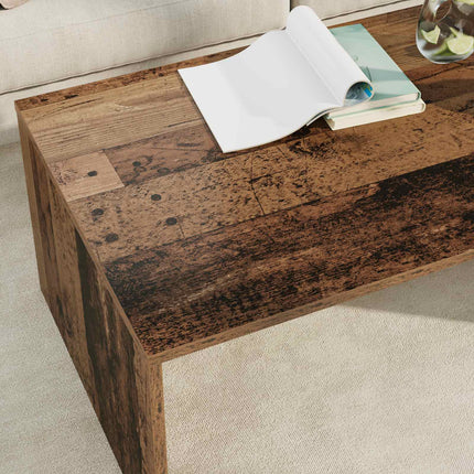 Kaffeebord Gammalt trä 95 x 50 x 34 cm Konstruerat trä