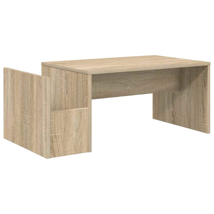 Kaffeebord Sonoma-ek 90 x 45 x 35 cm Konstruerat trä