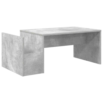 Kaffeebord Betonggrå 90 x 45 x 35 cm Konstruerat trä