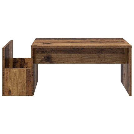 Kaffeebord Gammalt trä 90 x 45 x 35 cm Konstruerat trä
