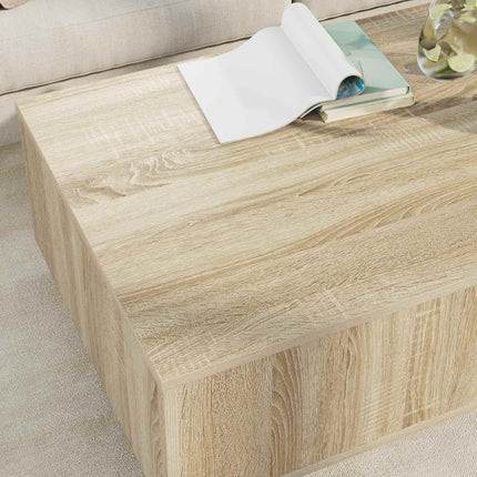 Kaffeebord Sonoma-ek 95 x 55 x 31 cm Konstruerat trä