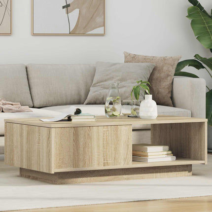 Kaffeebord Sonoma-ek 95 x 55 x 31 cm Konstruerat trä