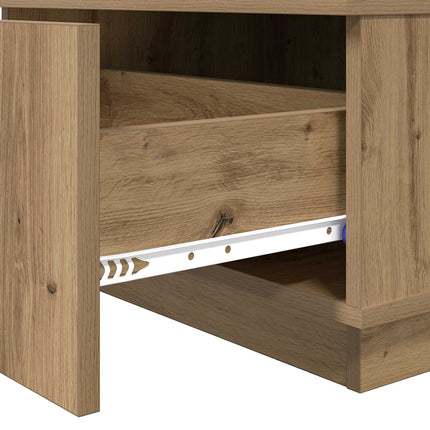 Kaffeebord med låda Artisan Ek 95 x 55 x 31 cm Konstruerat trä
