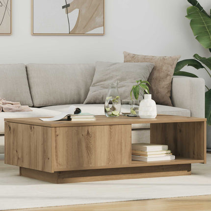 Kaffeebord Artisan Ek 95 x 55 x 31 cm Konstruerat trä