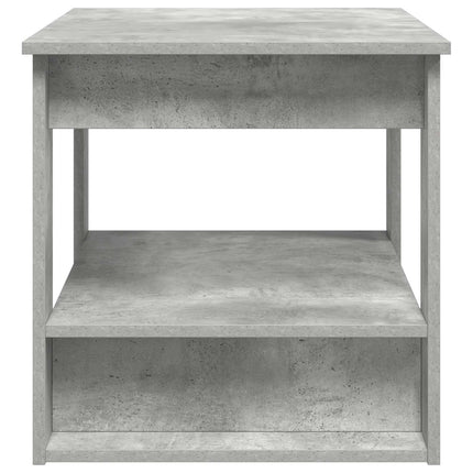 Kaffeebord Betonggrå 72 x 50 x 50 cm Konstruerat trä