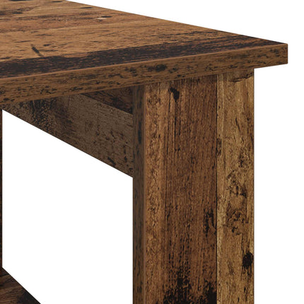 Kaffeebord Gammalt trä 72 x 50 x 50 cm Konstruerat trä