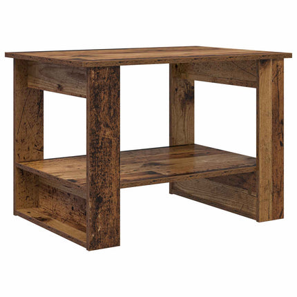 Kaffeebord Gammalt trä 72 x 50 x 50 cm Konstruerat trä