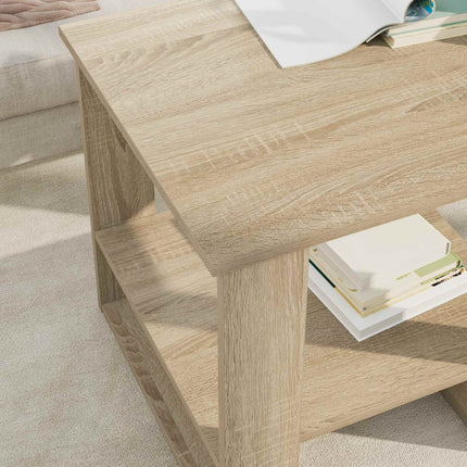 Kaffeebord Sonoma-ek 51 x 50 x 50 cm Konstruerat trä