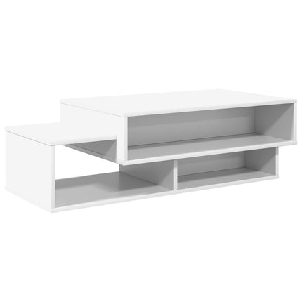Kaffeebord Vit 105 x 50 x 32,5 cm Konstruerat trä