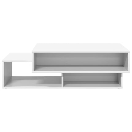 Kaffeebord Vit 105 x 50 x 32,5 cm Konstruerat trä