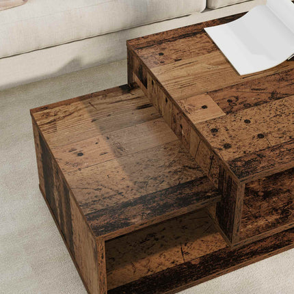 Kaffeebord Gammalt trä 105 x 50 x 32,5 cm Konstruerat trä