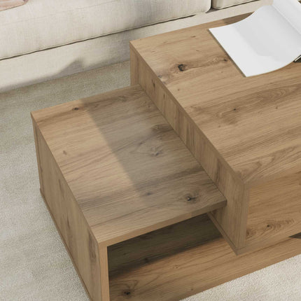 Kaffeebord Artisan Ek 105 x 50 x 32,5 cm Konstruerat trä