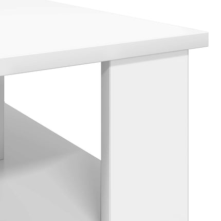 Kaffeebord Vit 90 x 50 x 40 cm Konstruerat trä