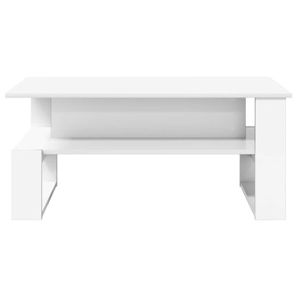 Kaffeebord Vit 90 x 50 x 40 cm Konstruerat trä