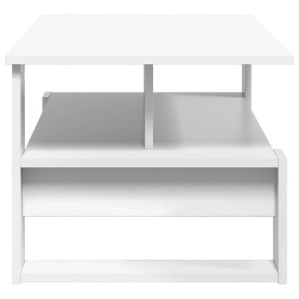 Kaffeebord Vit 90 x 50 x 40 cm Konstruerat trä