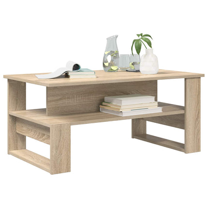 Kaffeebord Sonoma-ek 90 x 50 x 40 cm Konstruerat trä