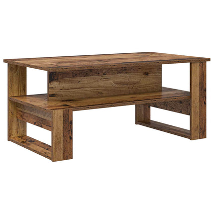 Kaffeebord Gammalt trä 90 x 50 x 40 cm Konstruerat trä