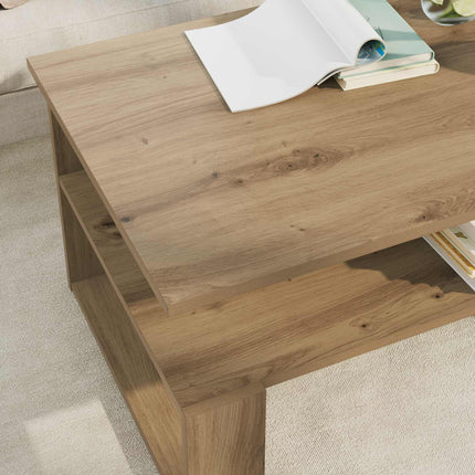 Kaffeebord Artisan Ek 90 x 50 x 40 cm Konstruerat trä