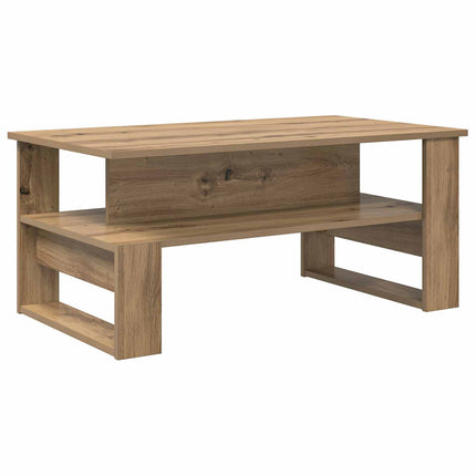 Kaffeebord Artisan Ek 90 x 50 x 40 cm Konstruerat trä