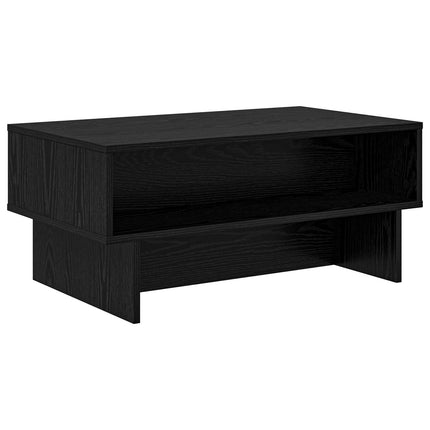 Kaffeebord Svart Ek 80 x 46 x 35 cm Konstruerat trä