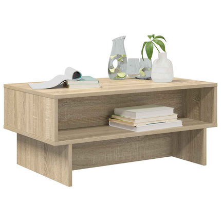 Kaffeebord Sonoma-ek 80 x 46 x 35 cm Konstruerat trä