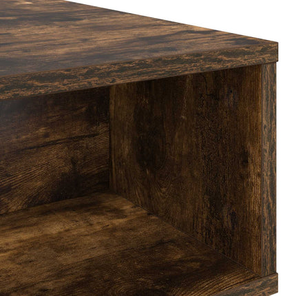 Kaffeebord Rökt ek 80 x 46 x 35 cm Konstruerat trä