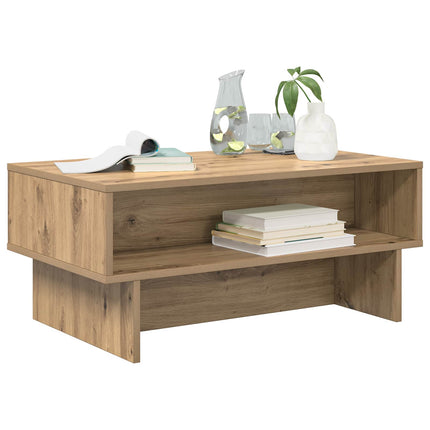 Kaffeebord Artisan Ek 80 x 46 x 35 cm Konstruerat trä