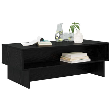 Kaffeebord Svart Ek 100 x 46 x 35 cm Konstruerat trä