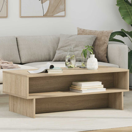 Kaffeebord Sonoma-ek 100 x 46 x 35 cm Konstruerat trä