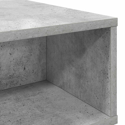 Kaffeebord Betonggrå 100 x 46 x 35 cm Konstruerat trä