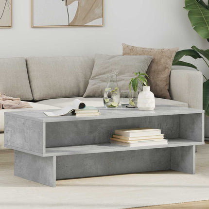 Kaffeebord Betonggrå 100 x 46 x 35 cm Konstruerat trä