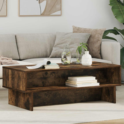 Kaffeebord Rökt ek 100 x 46 x 35 cm Konstruerat trä