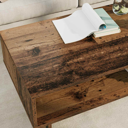 Kaffeebord Gammalt trä 100 x 46 x 35 cm Konstruerat trä