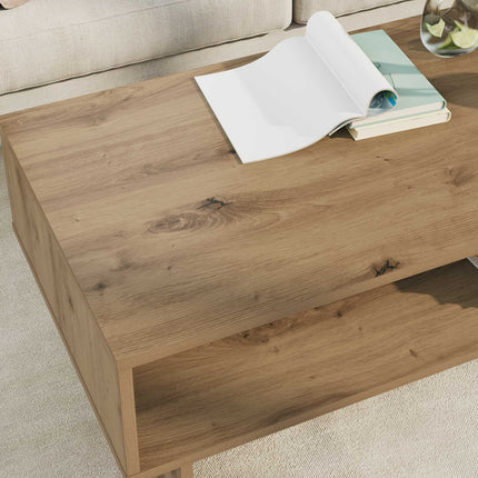 Kaffeebord Artisan Ek 100 x 46 x 35 cm Konstruerat trä