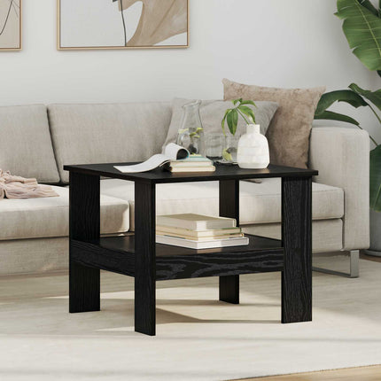 Kaffeebord Svart Ek 57 x 55 x 45 cm Konstruerat trä