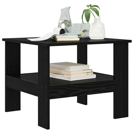 Kaffeebord Svart Ek 57 x 55 x 45 cm Konstruerat trä