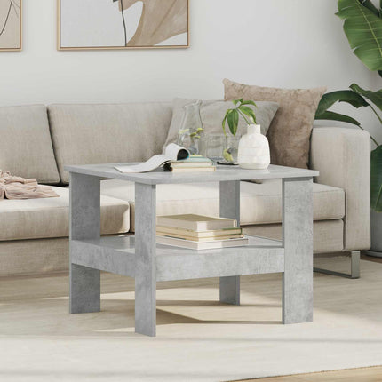 Kaffeebord Betonggrå 57 x 55 x 45 cm Konstruerat trä
