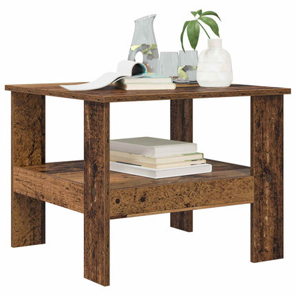 Kaffeebord Gammalt trä 57 x 55 x 45 cm Konstruerat trä
