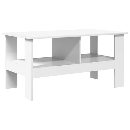 Kaffeebord Vit 90 x 50 x 45 cm Konstruerat trä