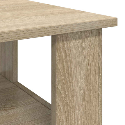 Kaffeebord Sonoma-ek 90 x 50 x 45 cm Konstruerat trä