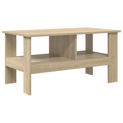 Kaffeebord Sonoma-ek 90 x 50 x 45 cm Konstruerat trä