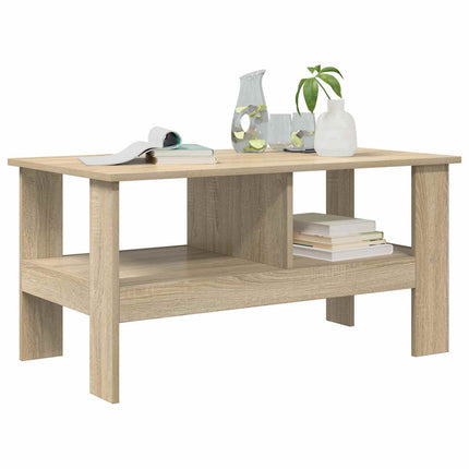 Kaffeebord Sonoma-ek 90 x 50 x 45 cm Konstruerat trä